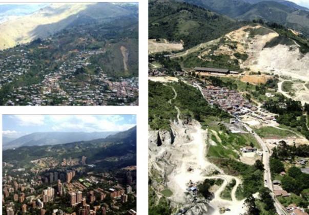 Urban and suburban landscapes in Medellin, Colombia.Source: Medellin Planning Department /2006