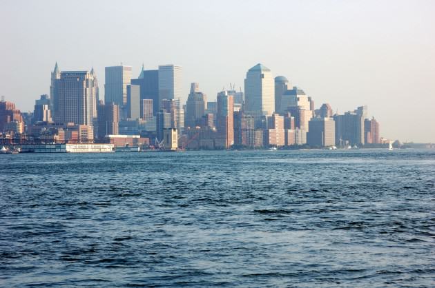 New York City with the Hudson River. Photo by Eric W. Sanderson