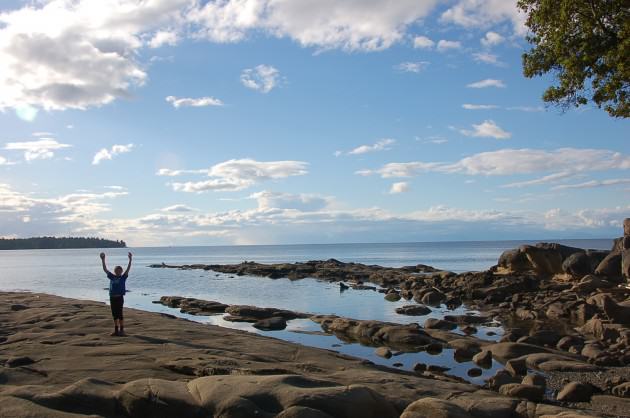 Enjoying the day at Brooks Point Regional Park. Photo by Danica Rice.