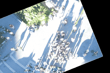 Animation of images taken from the balloon camera at Union Square, NY. Credit: Colin MacFadyen and Grasrootsmapping.org