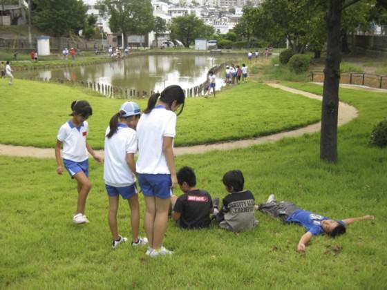Children playing in the project site. Photo: Keitaro Ito