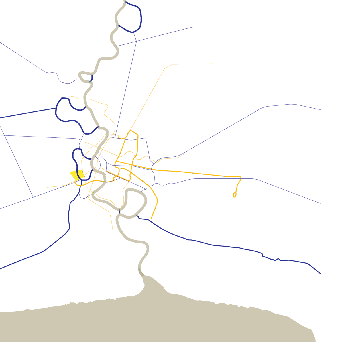 Image 2: Khlongs and Skytrain. Credit: Victoria Marshall