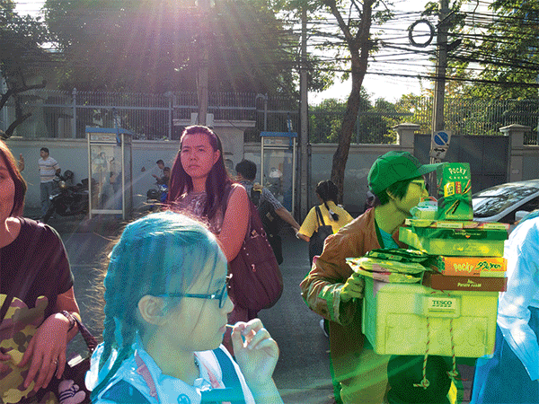 Image 5: When a long branching soi meets a big road with a sky train. Credit: Khim Pisessith and Grape Nalintragoon