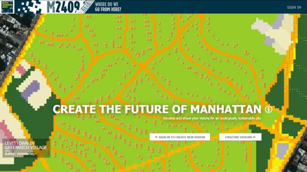 Mannahatta2409.org is an on-line forum to help New Yorkers develop and share sustainable and climate-resilient designs for New York City.