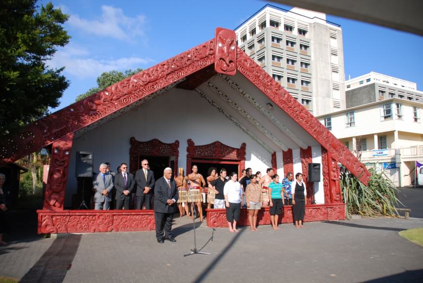 Powhiri at Auckland University. Photo:: Kathrin Marks