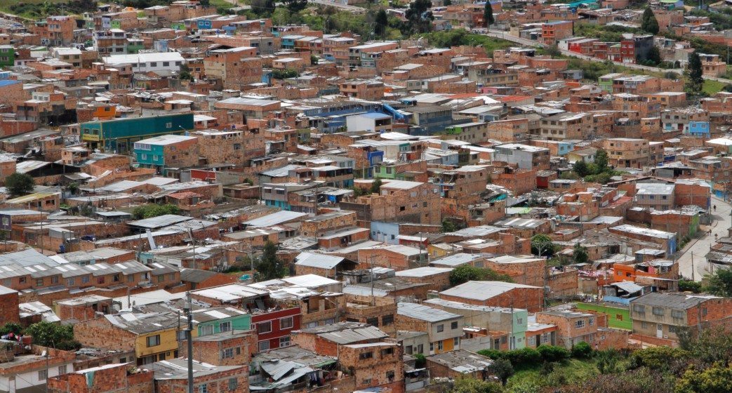 Las Violetas neighborhood, South Bogotá. Las Violetas neighborhood, Bogotá sur. Photo: Daniel Pineda