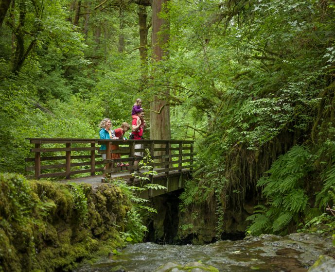 A family enjoying a park in Portland, Oregon. Photo: www.travelportland.com