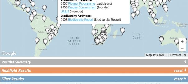 Connecting Cities and Resources: UBHub Offers Map and Database of Hundreds of Urban Biodiversity Activities