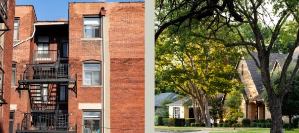 Tree Inequality Is Worse in the Suburbs
