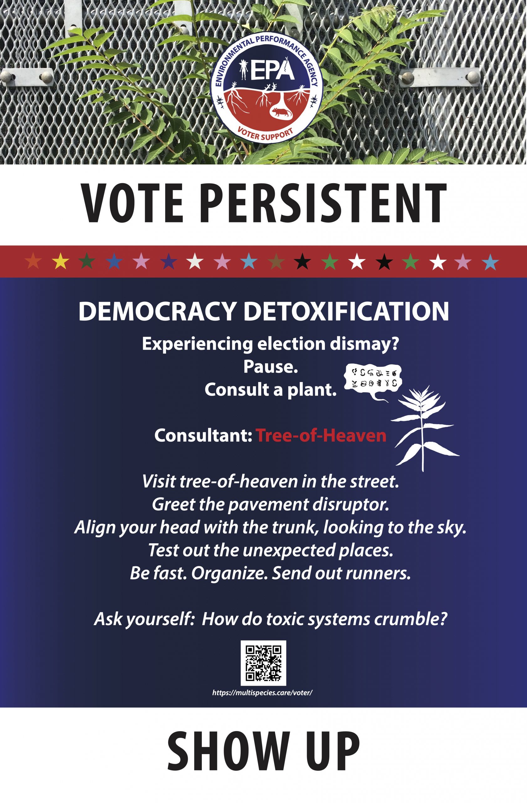 An election poster